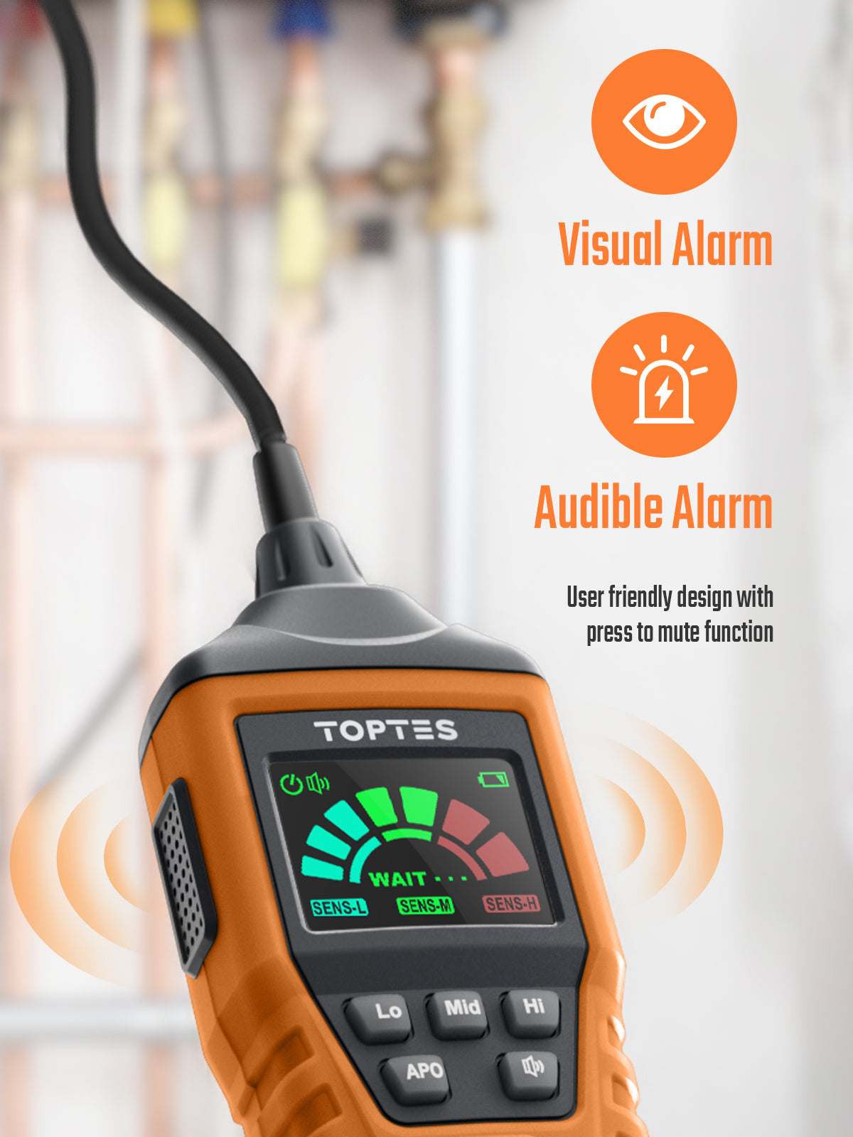 TOPTES PT520A Gas Leak Detector