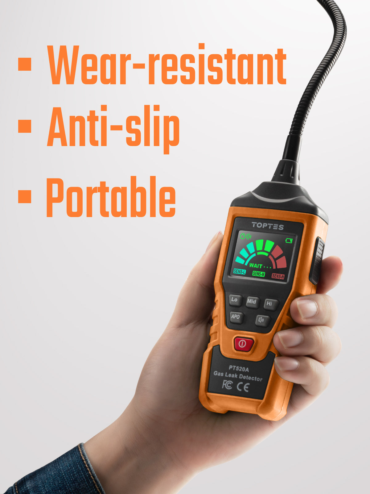 TOPTES PT520A Gas Leak Detector