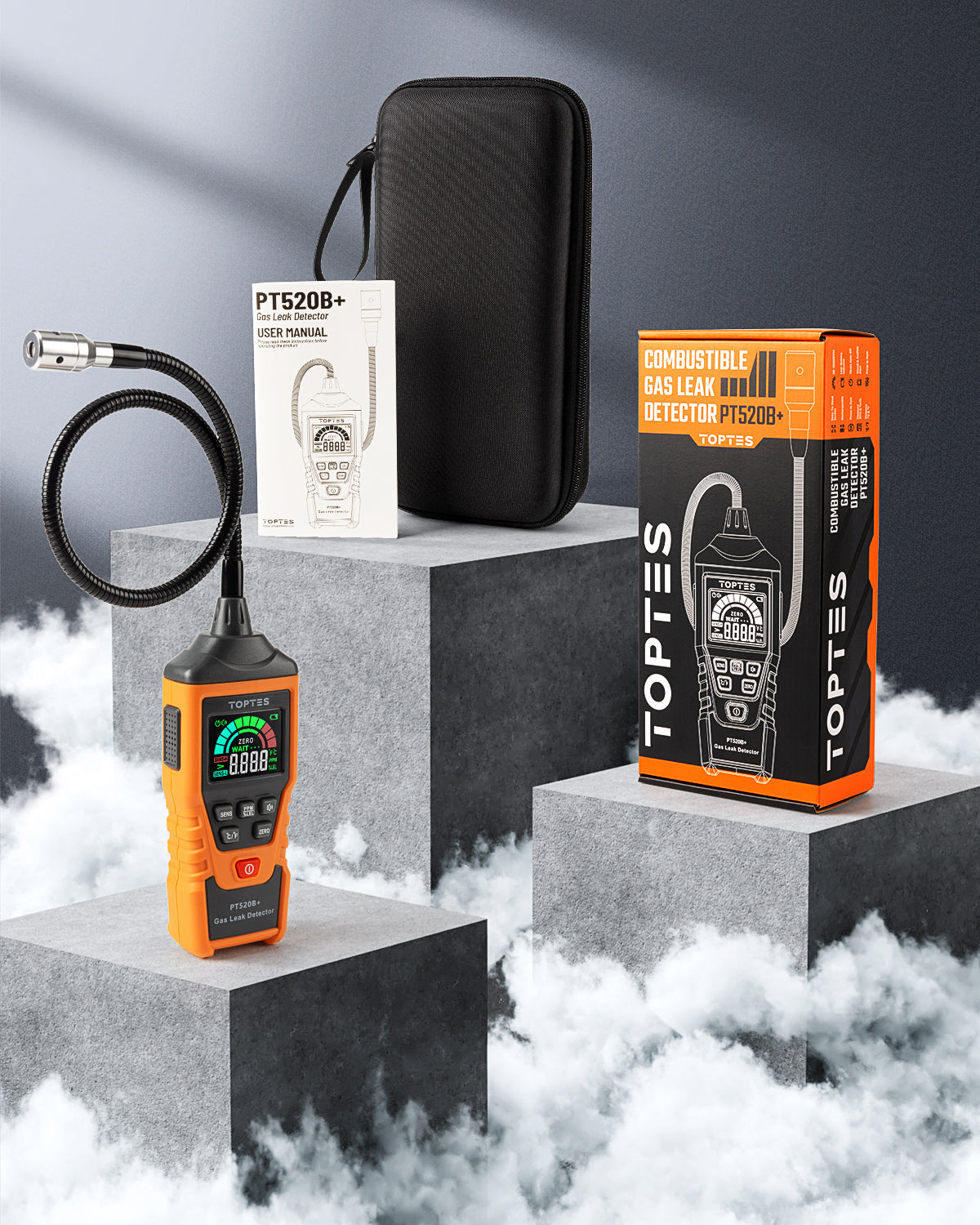 TOPTES PT520B+ Gas Leak Detector