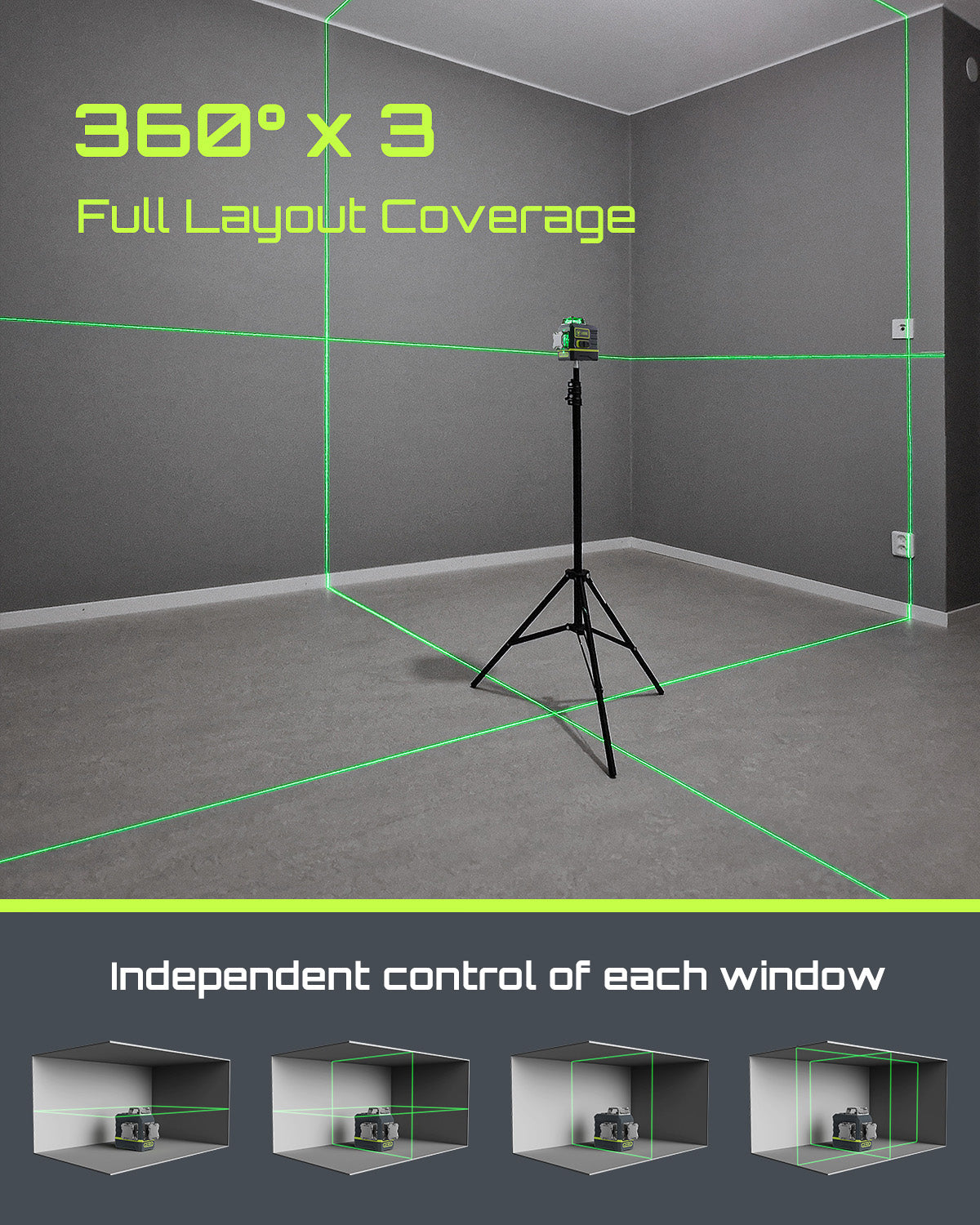 LASGOO LG-3Ds Laser Level