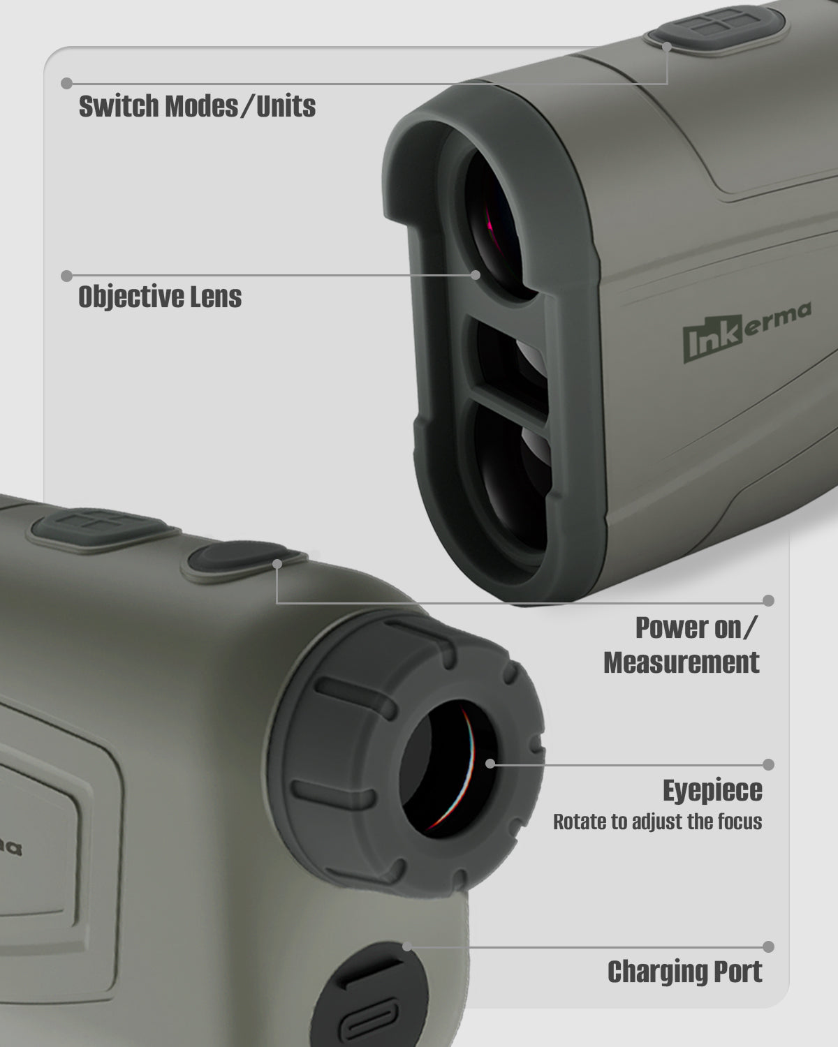 INKERMA Hunter-E1000 Hunting Rangefinder