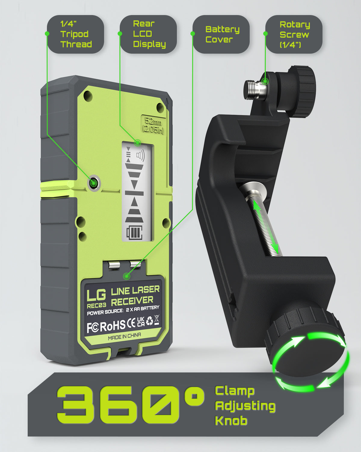 LASGOO LG-REC03 Laser Receiver
