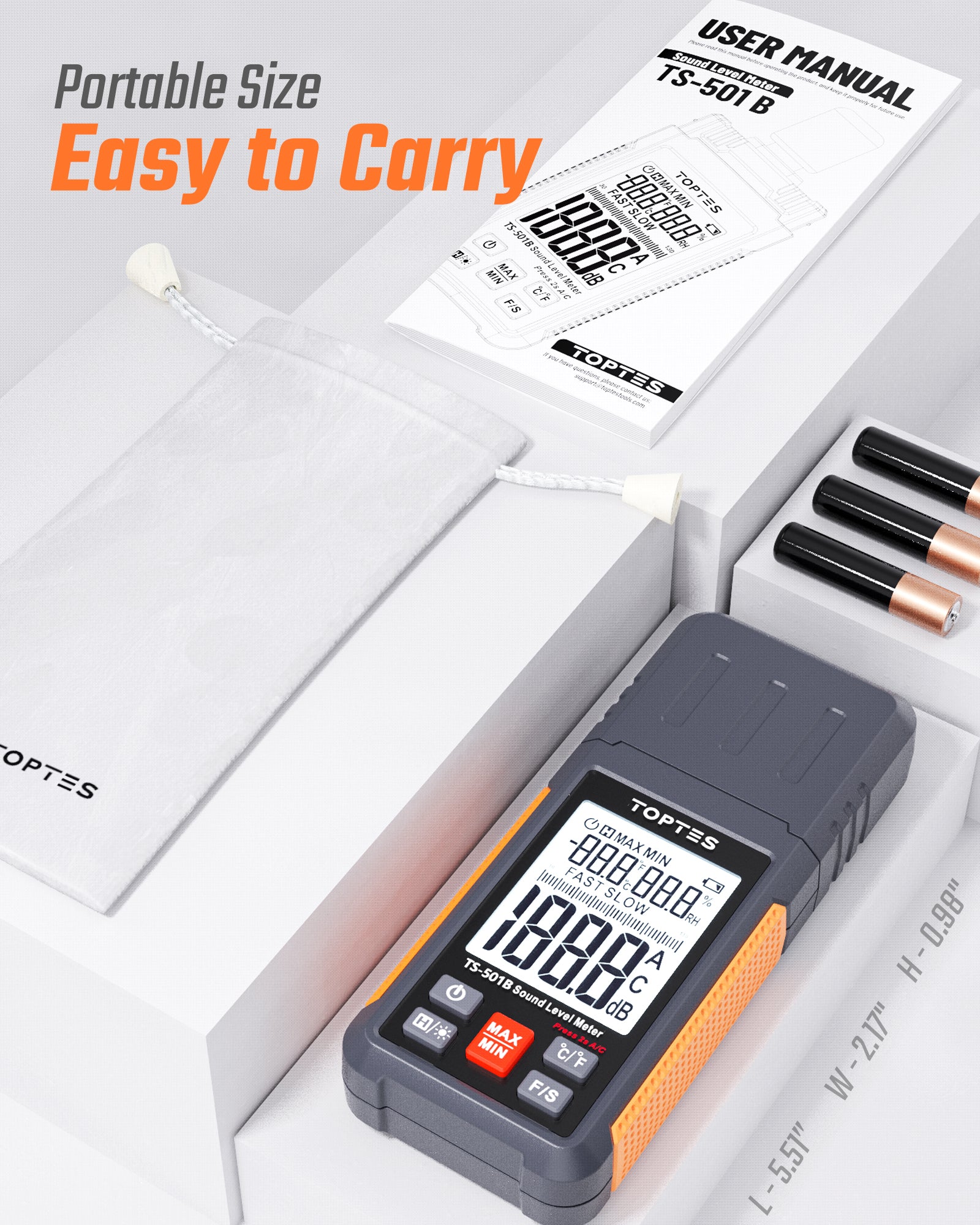 TopTes TS-501B Sound Level Meter