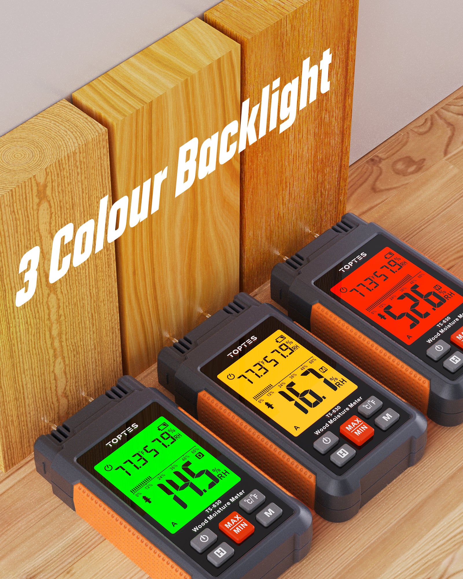 TopTes TS-630 Wood Moisture Meter