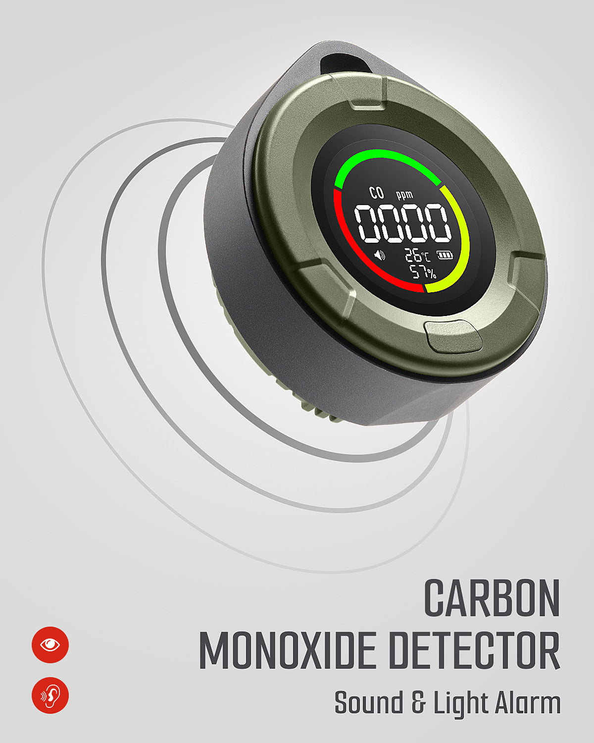 GASDOC DS-100 Carbon Monoxide Detector