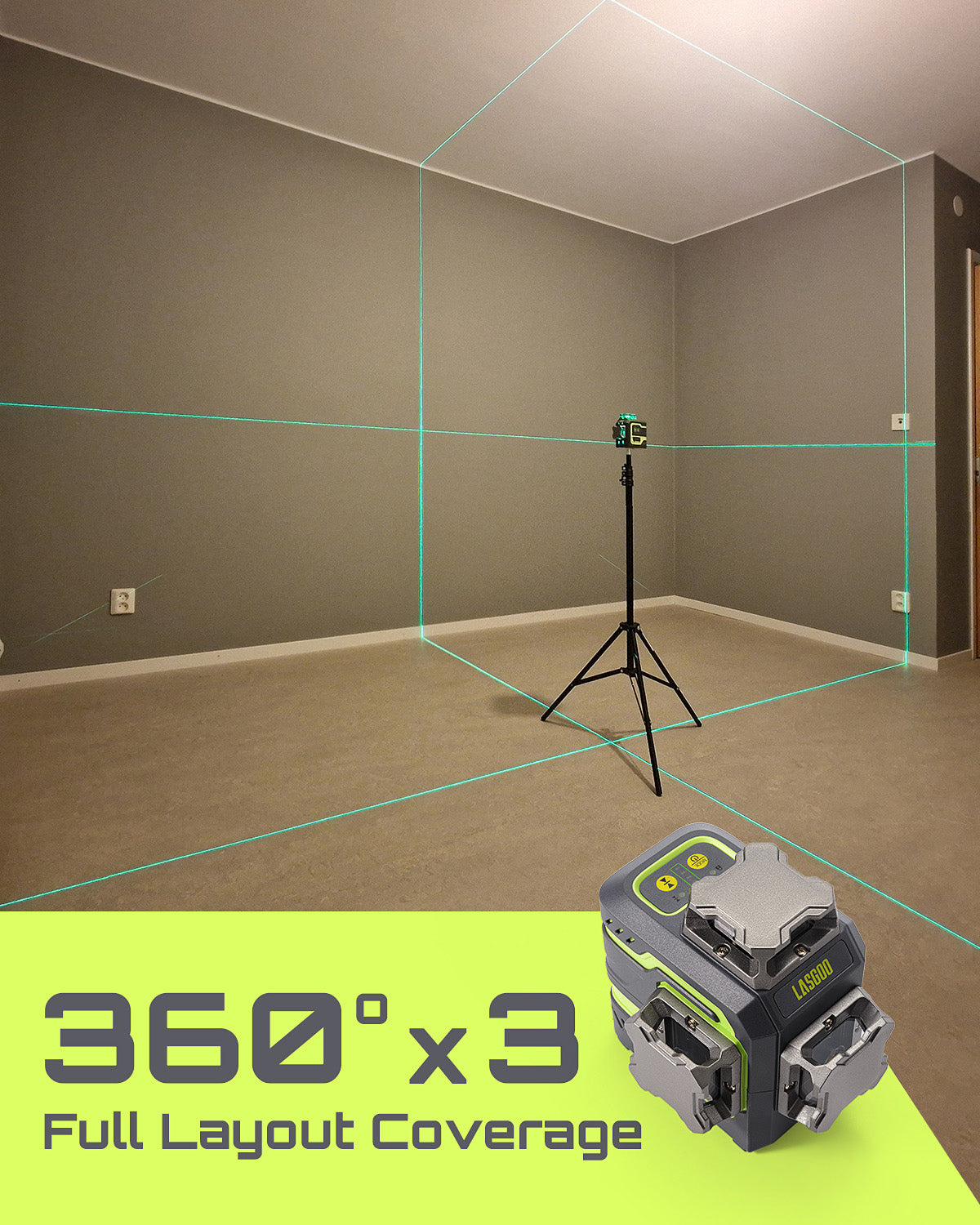 LASGOO LG-3DM Laser Level