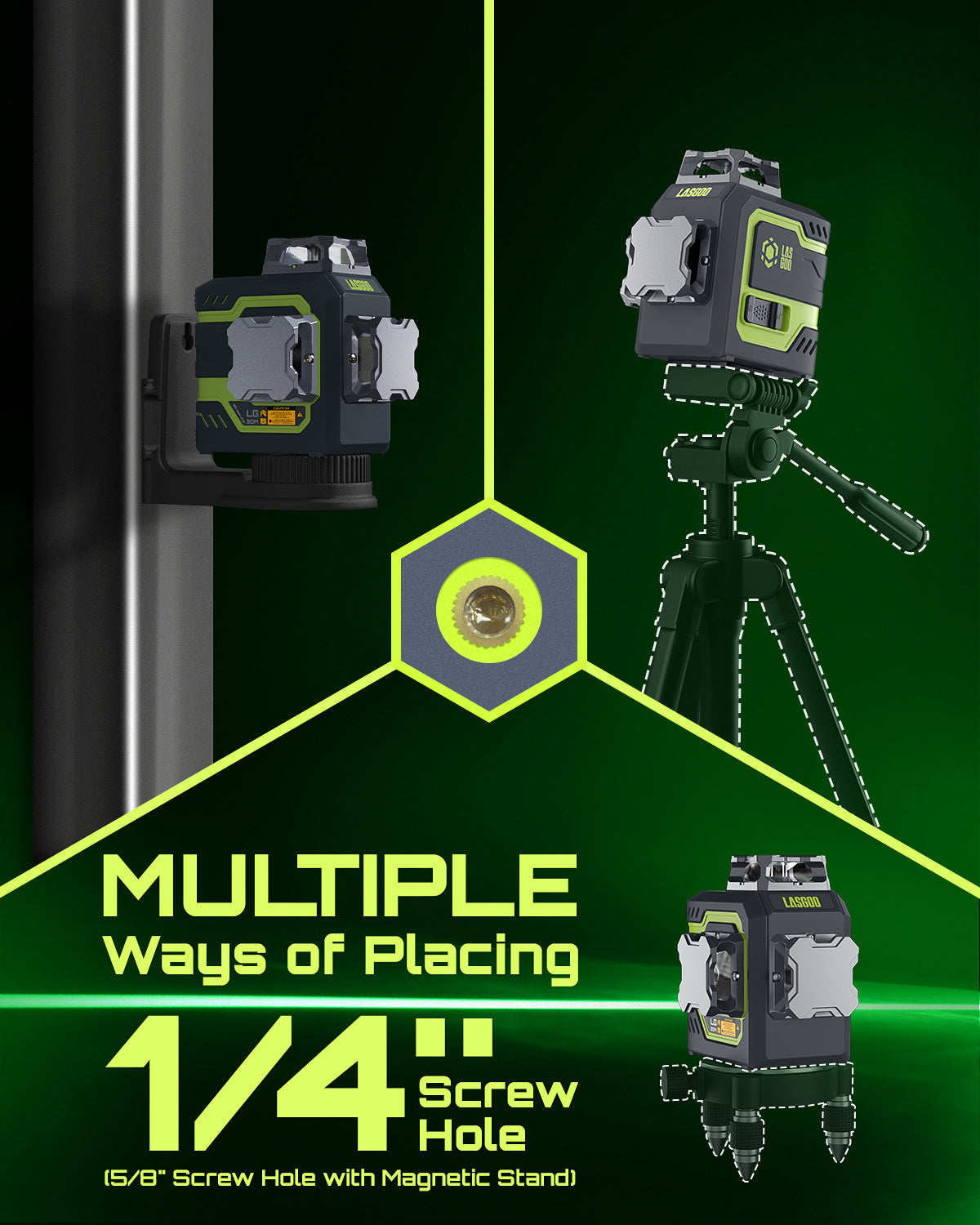 LASGOO LG-3DM Laser Level
