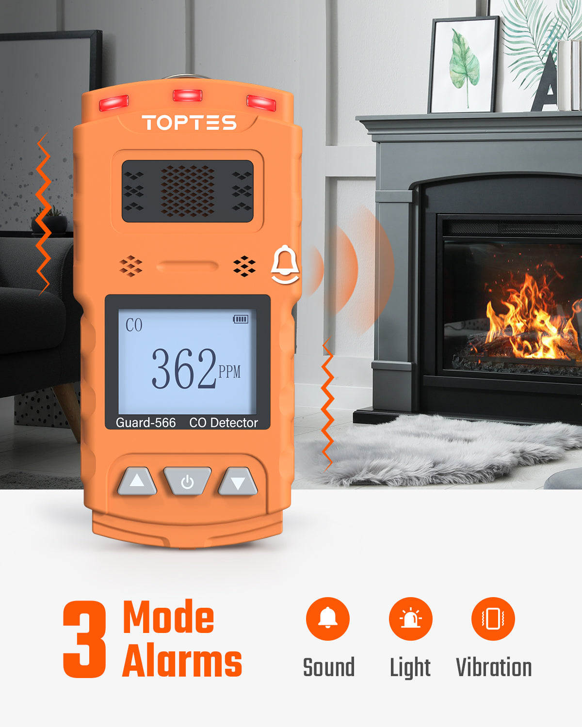 TopTes Guard-566 Carbon Monoxide Detector