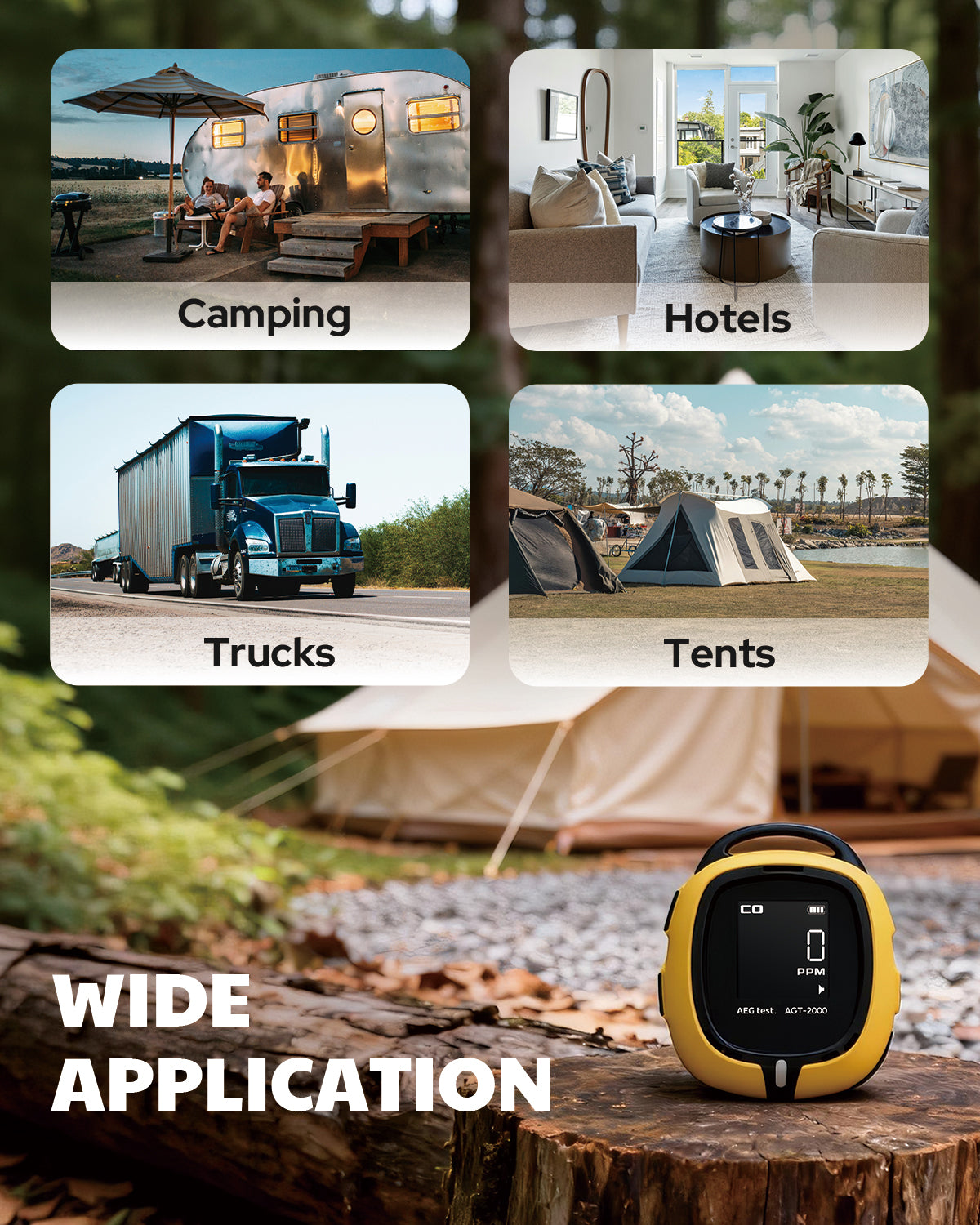 AEGTEST AGT-2000 Carbon Monoxide Detector