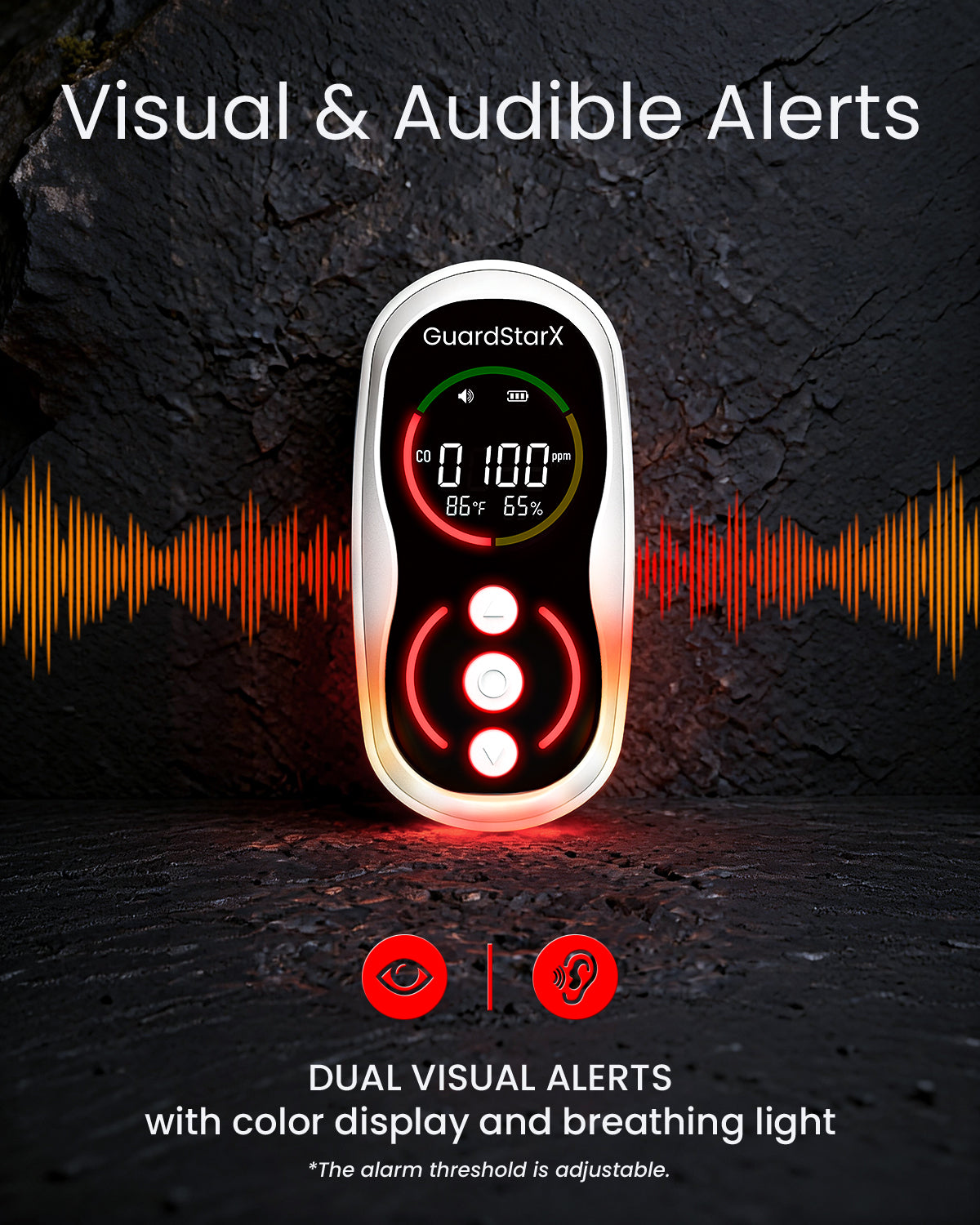 GUARDSTARX Watcher-S1 Carbon Monoxide Detector