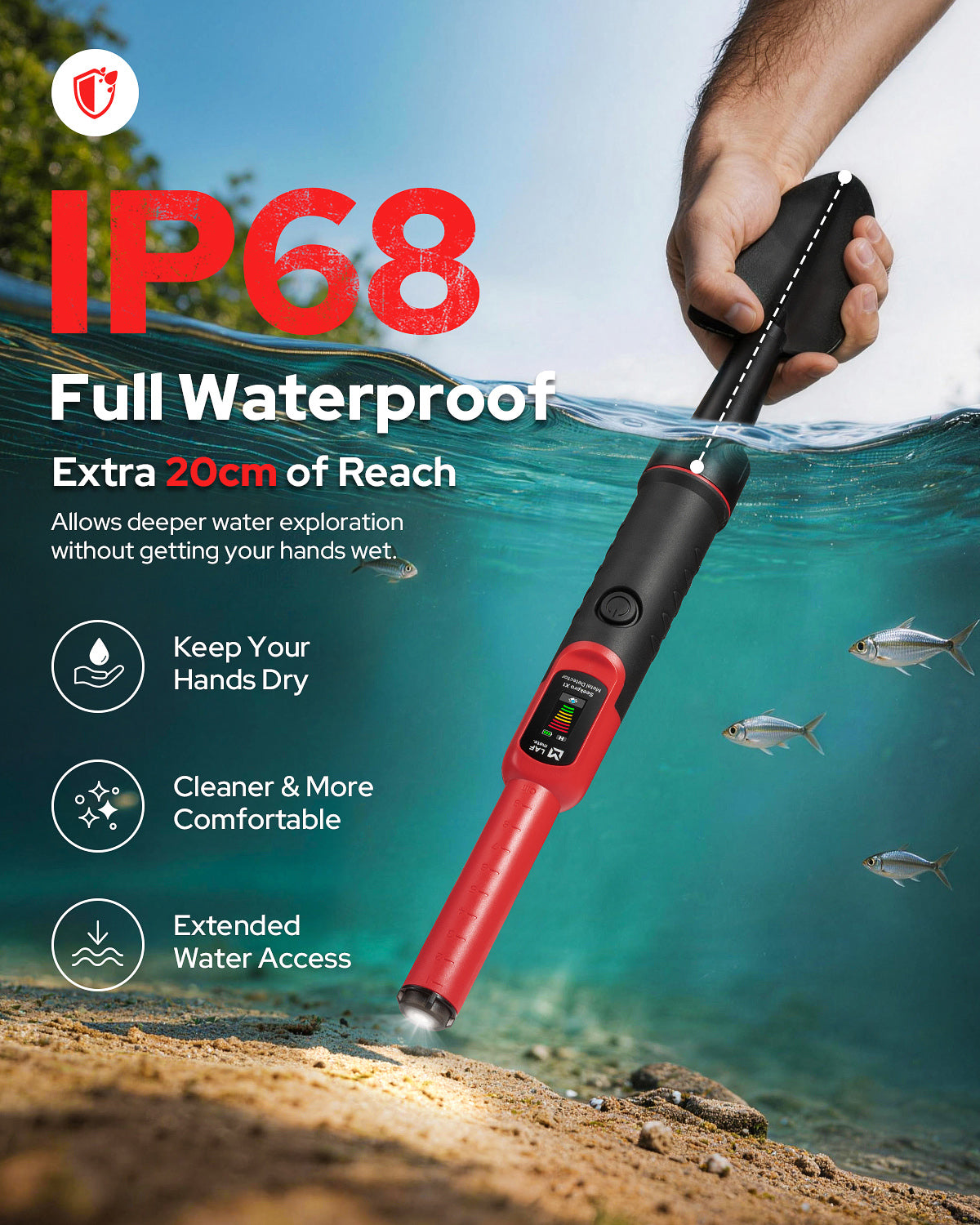 LAFMATE Seekpro X1 Metal Detector