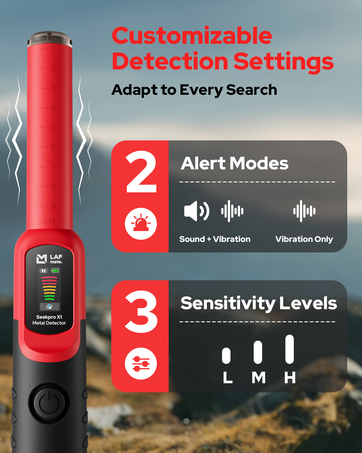 LAFMATE Seekpro X1 Metal Detector