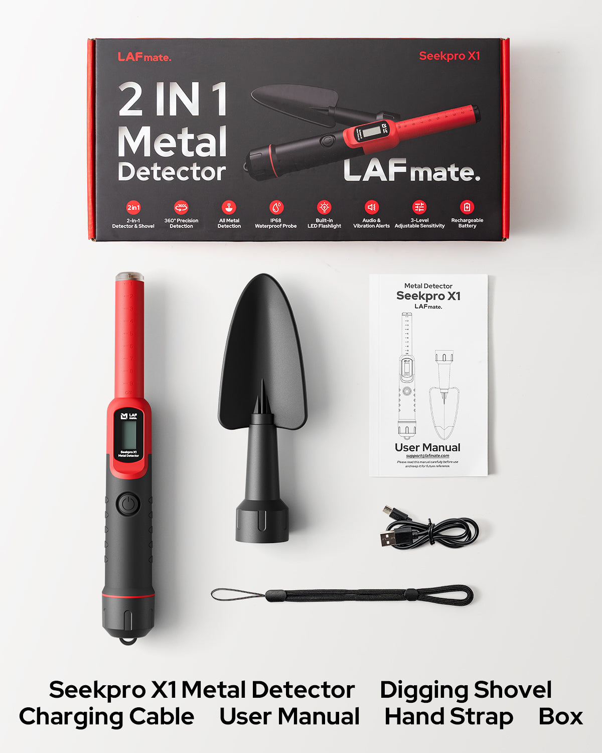 LAFMATE Seekpro X1 Metal Detector